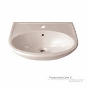 Умывальник настенный Керамин Сити 55 с отверстием бежевый