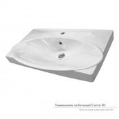 Умывальник мебельный Керамин Санти 80 с отверстием, белый
