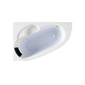 Акриловая ванна Lavinia Boho Bell Pro 170х110 см., левая, с мягким силиконовым подголовником