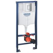 Инсталляция для подвесного унитаза Grohe (Грое) Rapid SL с кнопкой смыва Grohe Skate Cosmopolitan