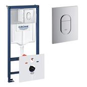 Инсталляция для подвесного унитаза Grohe Rapid SL, с кнопкой