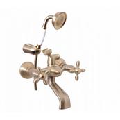 Смеситель для ванны Rubineta Venezia V-1 CROSS (BR) Смеситель для ванны Rubineta Venezia V-1 CROSS (BR)