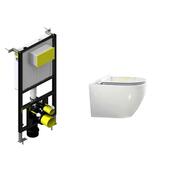 Унитаз подвесной BelBagno Sfera-R, с инсталляцией BelBagno BB-T421