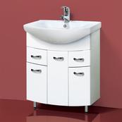 Напольная тумба для ванной под раковину Акваль София 82х66х31.8, белый