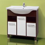 Напольная тумба для ванной под раковину Акваль Карина 82х81.2х35.8