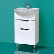 Напольная тумба для ванной под раковину Акваль Аврора 82х49х30