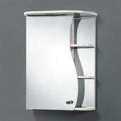 Зеркальный шкаф для ванной Акваль Милана 70х50х22, белый