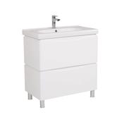Тумба с умывальником Аква Родос Венеция 80 (напольная, белый)