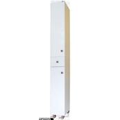 Шкаф пенал с выдвиж. ящ. Гамма 51.25 оф2 лев./прав. (белый)