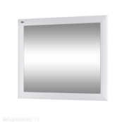 Зеркало в раме Гамма 22, 800х700 (белое)