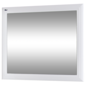 Зеркало в раме Гамма 24, 1000х800 (белое)