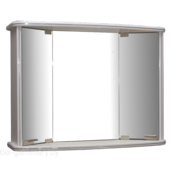 Шкаф настенный зеркальный Гамма 19 (белый)