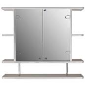 Шкаф навесной зеркальный Гамма 11/1 (белый)