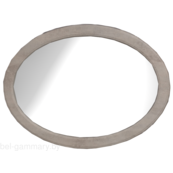 Зеркало в раме Гамма Люкс 3 650х900 (камень светлый)