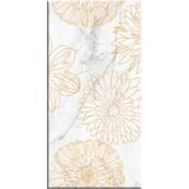 Декор плитка Beryoza Ceramica BRIERE FLOWER 2 60x30, белый