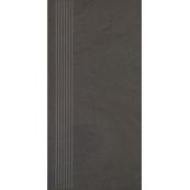 Плитка для ступеней Paradiz Rockstone 29.8х59.8, графит, матовая