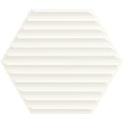 Настенная плитка Paradyz Woodskin 19.8х17.1, bianco heksagon struktura B