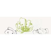Плитка-декор настенный Paradyz Midian 60x20, Verde, Kwiat