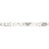 Бордюр Paradyz Midian 60x4, Bianco, печатанный