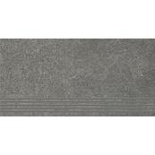 Плитка для ступеней Paradyz Flash 60x30, Grafit, полуполированная