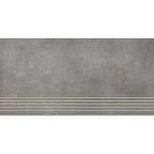 Плитка для ступеней Paradyz Tecniq 59.8x29.8, Silver, полуполированная
