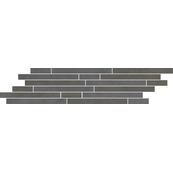 Бордюр Paradyz Tecniq 71x14.8, Nero, Paski