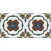 Плитка-декор настенный Kerama Marazzi Клемансо 15х7.4, орнамент