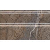 Бордюр Kerama Marazzi Театро 25х15, коричневый обрезной