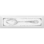 Декор Kerama Marazzi Гамма 28,5x8,5, белый, бежевый