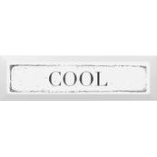 Декор Kerama Marazzi Гамма 28,5x8,5, белый, бежевый