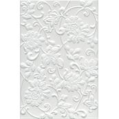 Настенная плитка Kerama Marazzi Аджанта 20х30, цветы белый