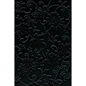 Настенная плитка Kerama Marazzi Аджанта 20х30, цветы черный