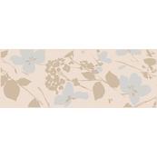 Плитка-декор настенный Kerama Marazzi Вилланелла 15х40, цветы бежевый