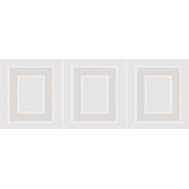 Плитка-декор настенный Kerama Marazzi Вилланелла 15х40, геометрия белый