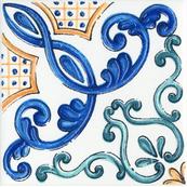 Плитка-декор настенный Kerama Marazzi Капри 20х20, майолика