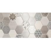 Плитка-декор настенный Tubadzin (Arte) Pinia 44.8х22.3, grey