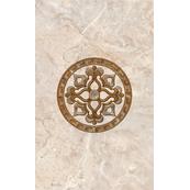 Плитка Декор Нефрит Керамика Гермес Декор 40x25, коричневый