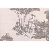 Плитка-декор настенный Керамин Пастораль 3 40х27,5, тип 4 бежевый