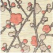 Плитка-декор напольный Керамин Сакура 3 бордюрная 9,8х9,8, коричневый