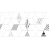 Плитка-декор настенный Керамин Тренд 60х30, 7 тип 3 белый