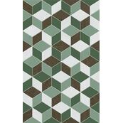Плитка-декор настенный Unitile Веста 40х25, зеленая 02 Плитка-декор настенный Unitile Веста 40х25, зеленая 02