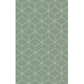 Настенная плитка Unitile Веста 40х25, зеленый низ 02