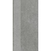Плитка для ступеней Paradyz Optimal 29.8х59.8, STOPNICA NACINANA MAT antracite