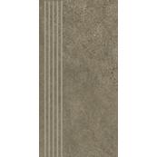 Плитка для ступеней Paradyz Optimal 29.8х59.8, STOPNICA NACINANA MAT brown