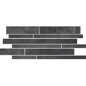 Бордюр Paradyz Taranto 52x20, Grafit, Paski