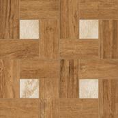 Напольная плитка Italon Natural Life Wood 45x45, Honey Inserto Glamour