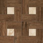 Напольная плитка Italon Natural Life Wood 45x45, Pepper Inserto Glamour