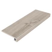 Плитка для ступеней Italon Natural Life Wood 90x33, Ash Фронтальная
