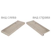 Плитка для ступеней Italon Natural Life Wood 90x33, Ash Угловая левая