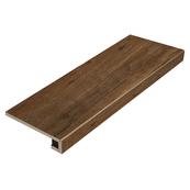 Плитка для ступеней Italon Natural Life Wood 90x33, Pepper Фронтальная